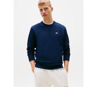 Tommy Hilfiger TJM REG BADGE CREW EXT Sweat-shirt pour homme, Dark Night Navy, S