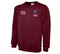 Uneek Sweat 300 g uni classique à col rond - Rouge - X-Large