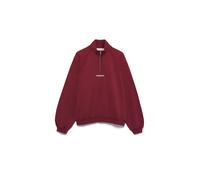 Sweatshirt troyer femme Armedangels GMT Dye Rouge S