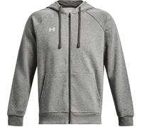 Sweat-shirt Rival Fleece Full-Zip Under Armour - Castlerock Light Heather/White XXL