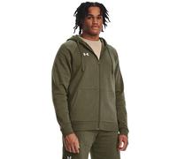 Sweatshirt Under Armour Rival Fleece Fz Hoodie Marine Od Green/ White Xl