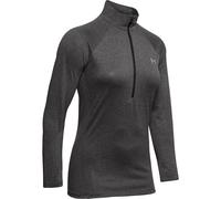 Under Armour T-shirt Tech Solid à demi-zip manches longues Femme gris M