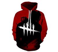 Sweatshirt Unisexe Dead Day.lig-ht, Pull de Manches Longues avec Logo Imprimé, Vêtements Sports Casual, pour Automne Hiver, Pêche(Multicolor,M)