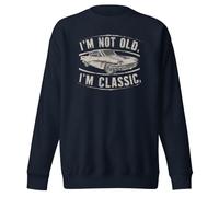 Sweatshirt unisexe pour adulte I'm Not Old I'm Classic Vintage Cars, Bleu marine vif, XXL
