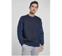 Sweatshirt - Urban Classics - 2-tone fake raglan crew - Bleu marine - Manches longues - Col classique S