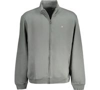 Sweatshirt vert pour hommes, fermeture éclair, broderie, coupe régulière, taille : S Couleur : Verde