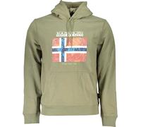 Sweatshirt vert pour hommes : sweat à manches longues avec poche kangourou, taille : XS Couleur : Verde
