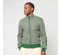 Lacoste – Sweat à capuche Paris Monogram Full Zip vert/blanc – Taille S