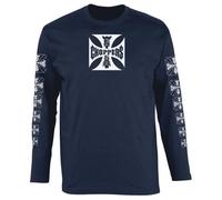West Coast Choppers Og Logo Sweatshirt Bleu 2XL Homme