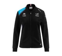 Sweatshirt Zip Femme Kappa Atrisa BWT Alpine F1 Team Officiel Formule 1 - Noir - Col montant - Manches longues L