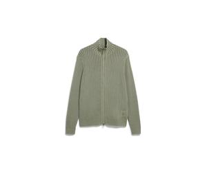 Sweatshirt zippÃ©e Pigment Armedangels Pigment Dye Vert 2XL