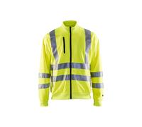 Sweatshirt zippÃ© haute visibilitÃ© Blaklader Jaune XS