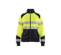 Sweatshirt zippÃ© haute visibilitÃ© femme Blaklader Jaune S