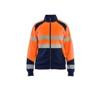 Sweatshirt zippÃ© haute visibilitÃ© femme Blaklader Orange XL