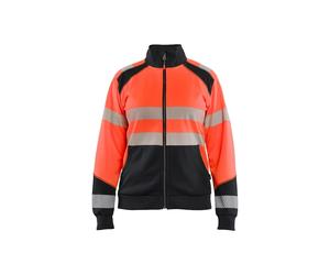 Sweatshirt zippÃ© haute visibilitÃ© femme Blaklader Rouge M