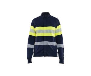 Sweatshirt zippÃ© multinormes femme Blaklader Bleu 3XL