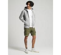 Sweatshirt zippé à capuche en coton bio Superdry Vintage Gris 2XL