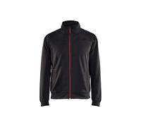Blakläder Blakläder Veste de survêtement Service Plus, Noir / rouge, Taille unisexe: L Quantité:1