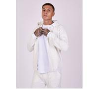 Sweatshirt zippé en tissus texturé Project X Paris Sport - blanc - S XL