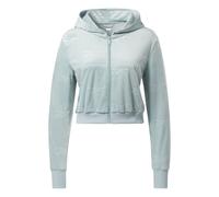 Sweatshirt zippé en velours femme Reebok Classics Energy Q4 Bleu 2XS
