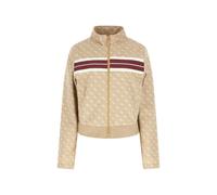Sweatshirt zippé femme Guess Jacquard 4G Beige 3XL