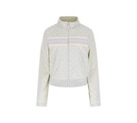 Sweatshirt zippé femme Guess Jacquard 4G Vert L