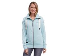 Sweatshirt zippé femme Ragwear Shocky Bleu S