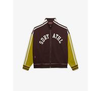 Superdry & Co Veste de survêtement marron / olive / blanc, Taille M