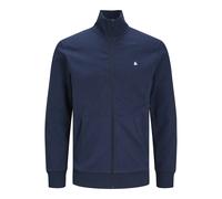 Sweatshirt zippÃ© grande taille Jack & Jones Paulos Bleu 5XL