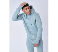 Sweatshirt zippé Project X Paris - bleu vert L