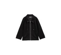 Sweatshirt zippé scuba femme Tom Tailor Noir M