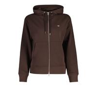 Sweatshirt zippée femme Gant Shield Marron L