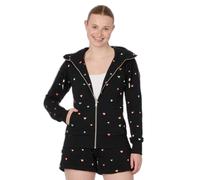 Sweatshirt zippée femme Ragwear Ronette Hearts Noir S