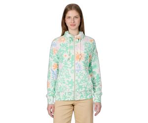 Sweatshirt zippée femme Ragwear Ronette Print Vert L