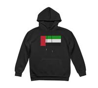 Sweatshirts À Capuche Femmes Doublure Polaire Imprimé Graphique Arabes Unis Drapeau Pull Hoodie Hauts Streetwear Vintage Pull De Détente Athleisure du XS Au XL