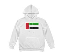Sweatshirts À Capuche Femmes Doublure Polaire Imprimé Graphique Arabes Unis Drapeau Pull Hoodie Hauts Streetwear Vintage Pull De Détente Athleisure du XS Au XL