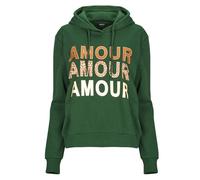 Sweatshirts à capuche femmes Only ONLMAIA L/S BELIEVE HOOD Vert EU XS
