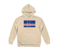 Sweatshirts À Capuche Hommes Doublure Polaire Imprimé Graphique Îles du Cap-Vert Drapeau Pull Hoodie Hauts Streetwear Vintage Pull De Détente Athleisure du S Au 3XL