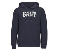 Sweatshirts à capuche hommes Gant ARCH SCRIPT HOODIE Marine EU M