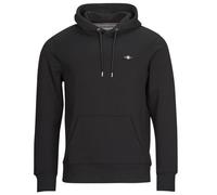Sweatshirts à capuche hommes Gant REG SHIELD HOODIE Noir EU L