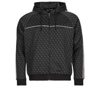 Sweatshirts à capuche hommes Guess PARIMO 4G FULL ZIP Noir EU M