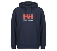 Sweat à capuche Helly Hansen Logo bleu nuit - L