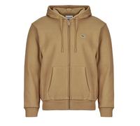 Lacoste Sweatshirts à capuche Sweatshirt zippé à capuche en molleton in Beige EU L