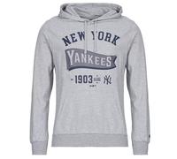 Sweatshirts à capuche hommes New-Era MLB PENNANT GRAPHIC HOODIE NEW YORK YANKEES Gris EU S