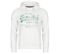 Sweatshirts à capuche hommes Superdry Vl Classic Hood Blanc EU XL