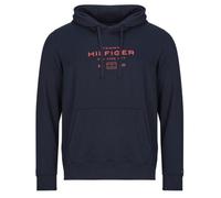 Sweatshirts à capuche hommes Tommy Hilfiger OVAL GRAPHIC HOODIE Bleu EU L