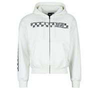 Sweatshirts à capuche hommes Vans VANS RACING FULL ZIP Blanc EU M