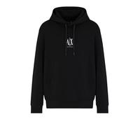 Armani Exchange Sweat-shirt à capuche Icon Project – Logo brodé – Noir Taille M