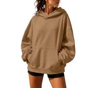 Sweatshirts Femme Sweat À Capuche Manche Longue Col Rond Coupe Ample Pull