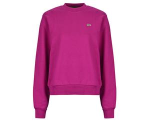 Sweatshirts femmes Lacoste Sweatshirt col rond en molleton Rose FR 42